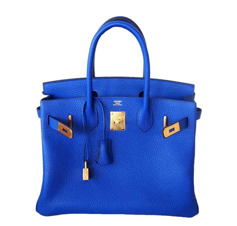 birkin hermes bleu|blue hermes birkin bag.